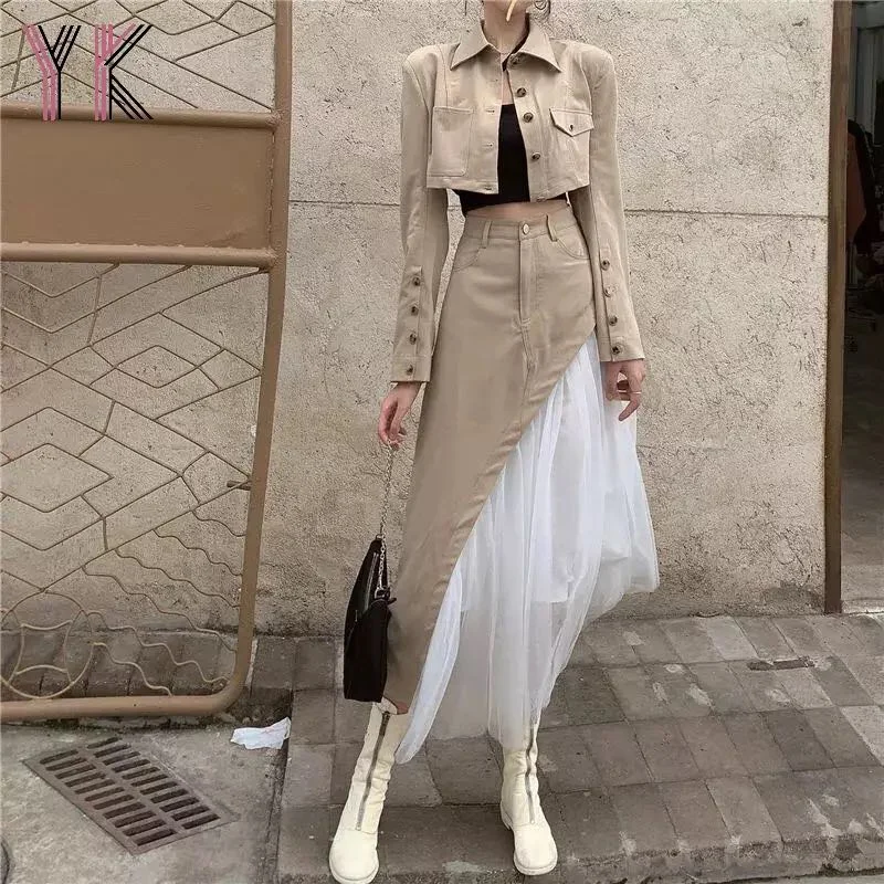 Womens Blazer Suits Sets Short Jacket Blazer Midi Skirts Sets Spring Office Ladies High Waist Tulle Long Skirt for Women Clothes Jersey Jacket Tulle Jacket Batik Jacket Womens Blazer Suits Sets Short Jacket Blazer Midi Skirts Sets Spring Office Ladies High Waist Tulle Long Skirt for Women Clothes Jersey Jacket Tulle Jacket Batik Jacket