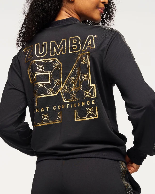 Zumba Runway Knit Track Jacket Satin Jacket Silk Jacket Chiffon Jacket