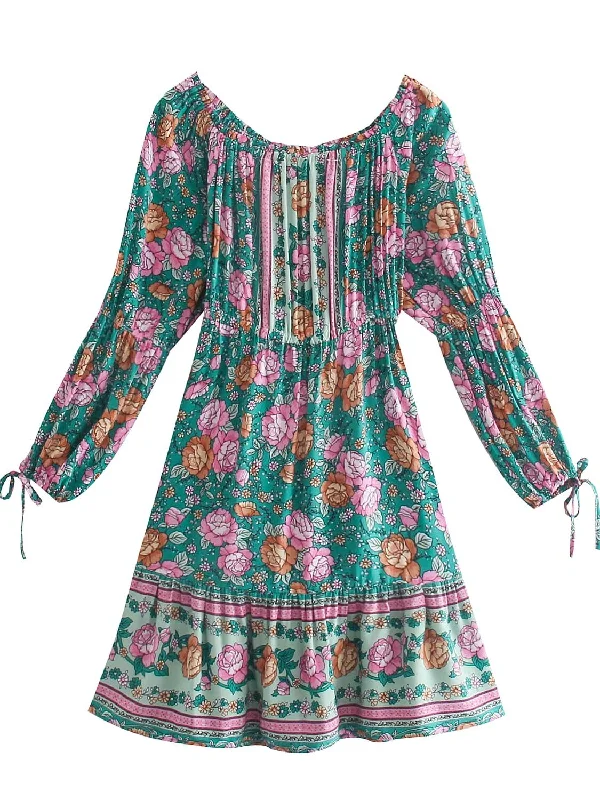 CELESTIA Mini Dress Trendy A-Line Mini Dress