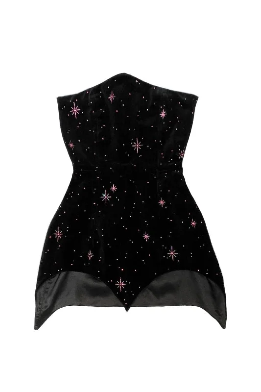 CRYSTAL STARRY NIGHT MINI DRESS Elegant Sequin Mini Dress