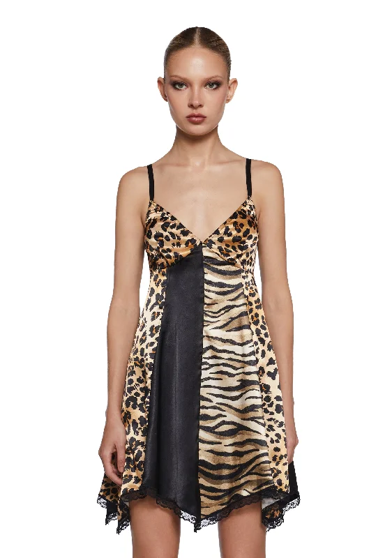 Luxurious Nights Mini Dress Comfortable Polka Dot Mini Dress