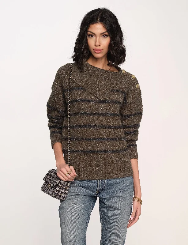 matilde sweater Toggled Drawstring Belted