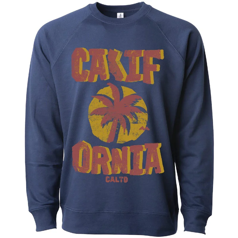 Sunset California Love Raglan Sweater Layered Multi-layer Single Layer