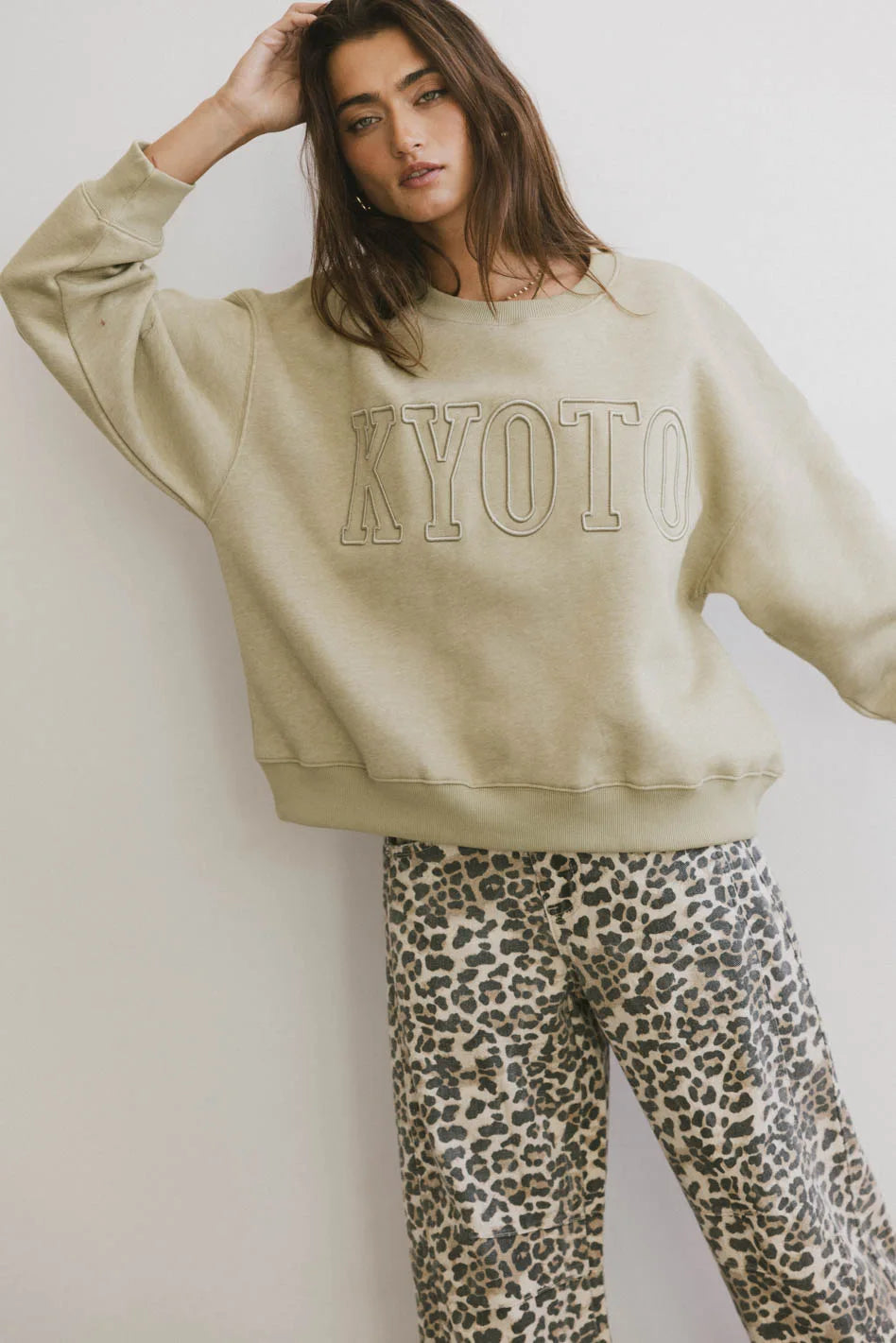 Kyoto Sweatshirt Hoodie with Gradient Ombre Colorful