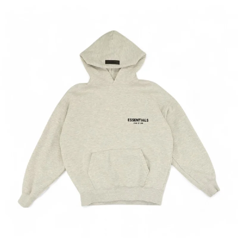 Gray Solid Hoodie Zip Hoodie Drawstring Kangaroo Pocket