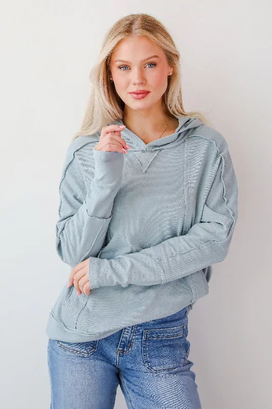 Perfectly Easy Hoodie - DOORBUSTER Hoodie with Snap Buttons Easy Quick