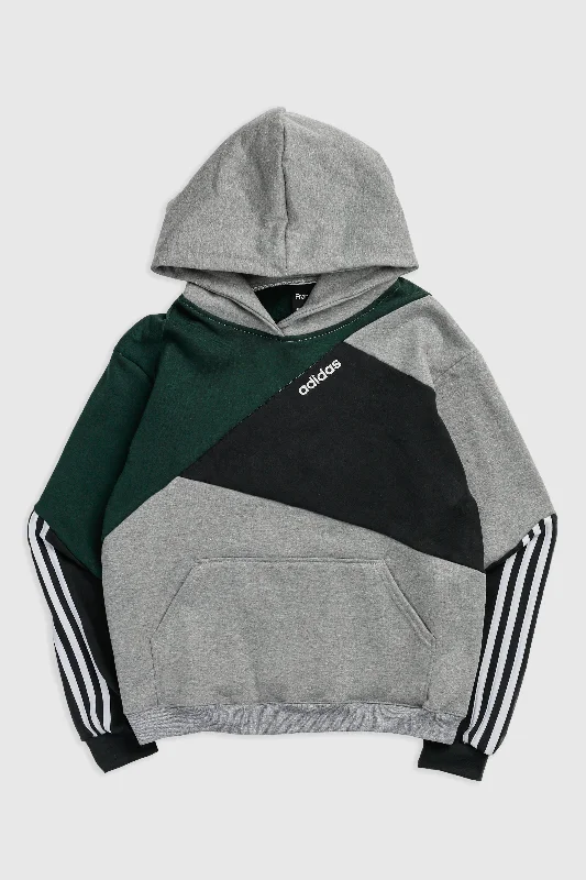 Rework Adidas Patchwork Sweatshirt - M Hoodie Sweatshirt Pullover