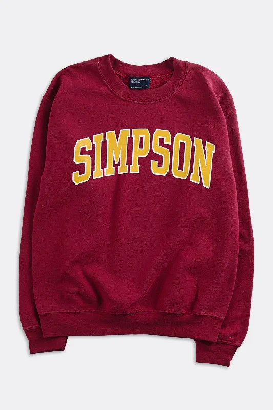 Vintage Simpson Sweatshirt Hoodie with Embroidery Detailed Premium