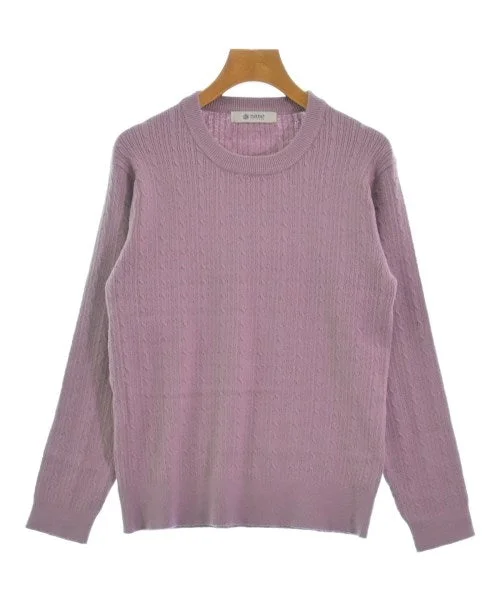 nano UNIVERSE Sweaters Mesh Fabric Canvas Fabric Denim Fabric