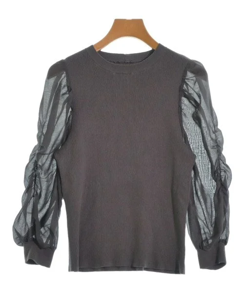 JUSGLITTY Sweaters Cable Knit Ribbed Knit Lace Knit