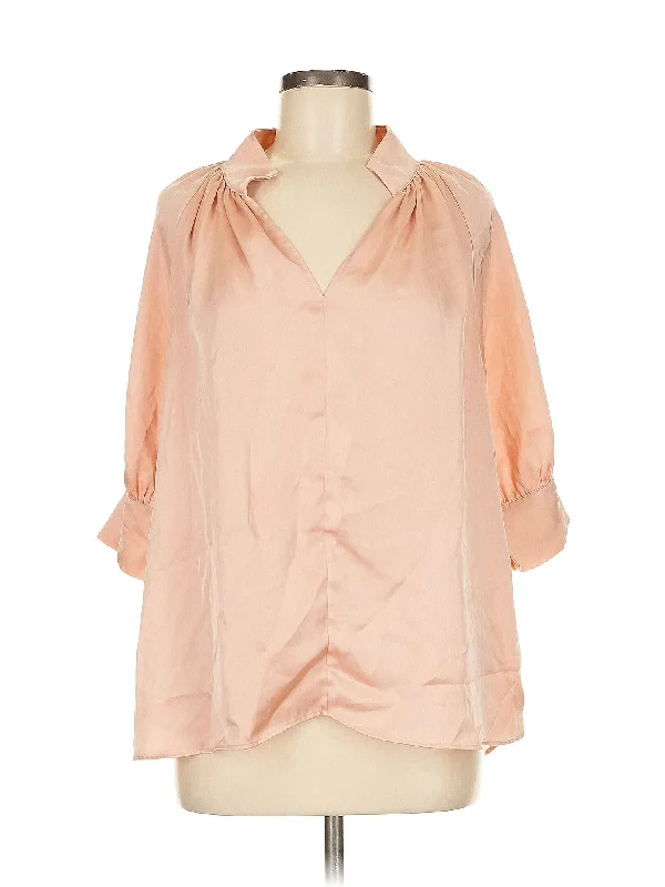 3/4 Sleeve Blouse Side Tie Blouse
