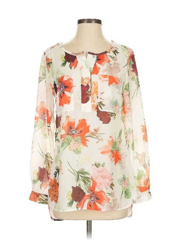 3/4 Sleeve Blouse Lightweight Linen Blouse