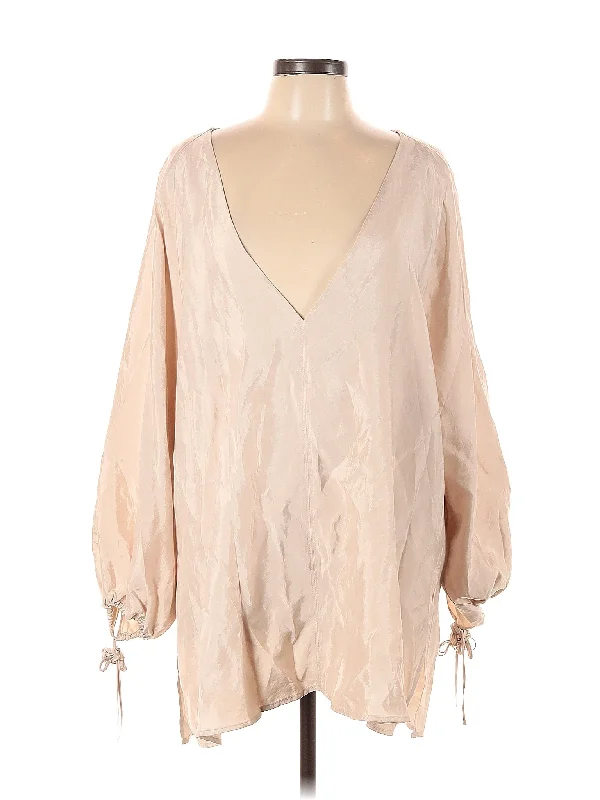 3/4 Sleeve Blouse Sleeveless Chiffon Blouse