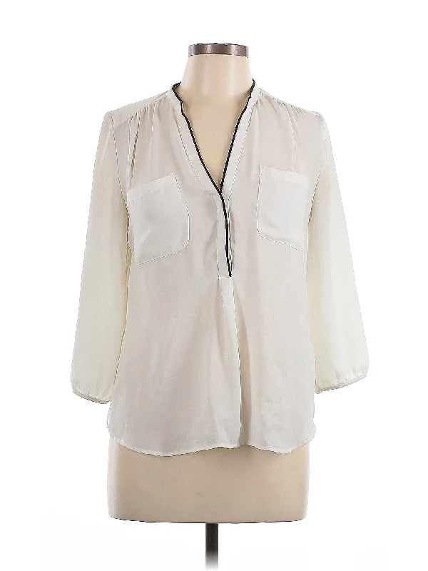 3/4 Sleeve Blouse Lightweight Floral Blouse