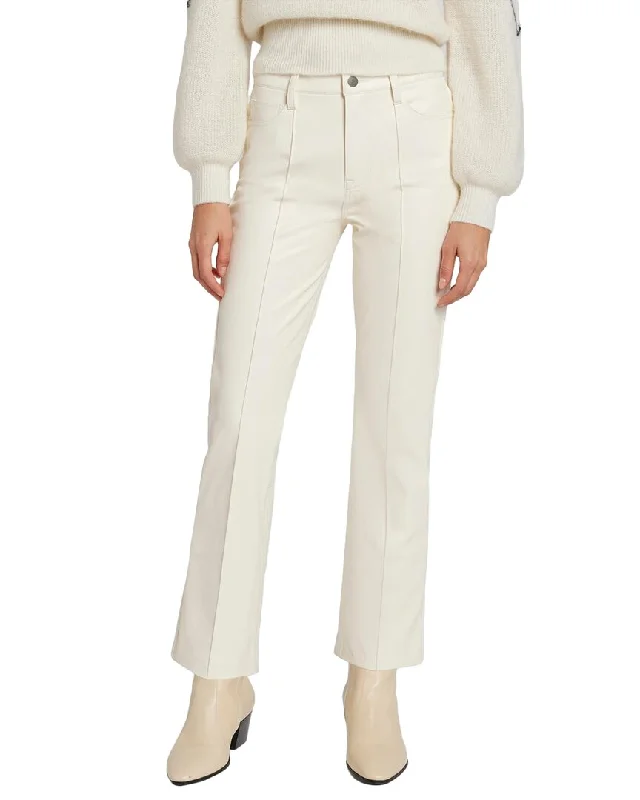 7 For All Mankind High Waist Slim Kick Flare Cream Jean Trendy Wide-Leg High-Waist Denim 7 For All Mankind High Waist Slim Kick Flare Cream Jean Trendy Wide-Leg High-Waist Denim