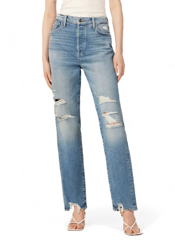 90S Niki Mid Rise Boyfriend Jean In Chances Destruct Elegant Skinny Leg Jeans