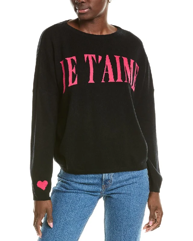 Brodie Cashmere Wool & Cashmere-Blend Je Taime Jumper Boxy Sweater Fitted Sweater A-Line