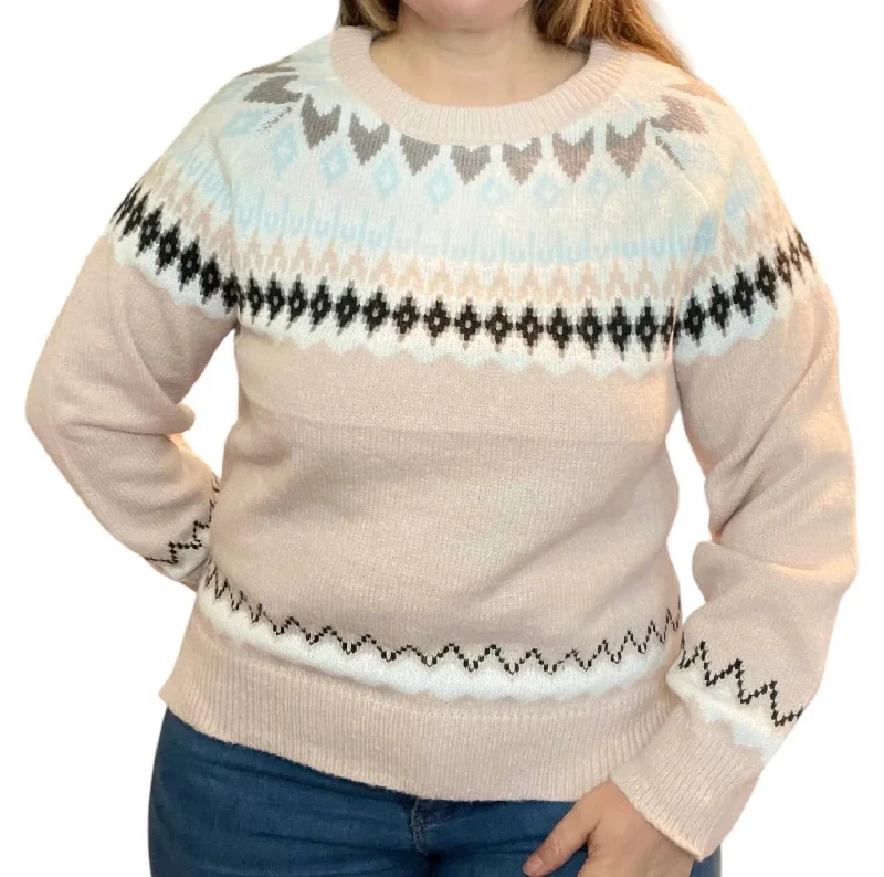 Cozy Sweater In Multi-Colored Velvet Chenille Corduroy