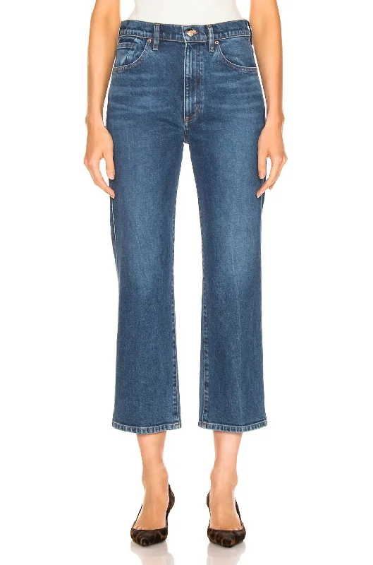 Cropped Jean In Hayward Comfortable Folded Hem Jeans