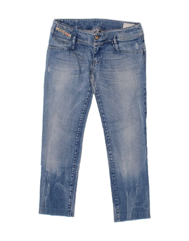 DIESEL Womens Matic Low Waist Slim Jeans W30 L27 Blue Cotton Comfortable Stretch Fit Jeans DIESEL Womens Matic Low Waist Slim Jeans W30 L27 Blue Cotton Comfortable Stretch Fit Jeans