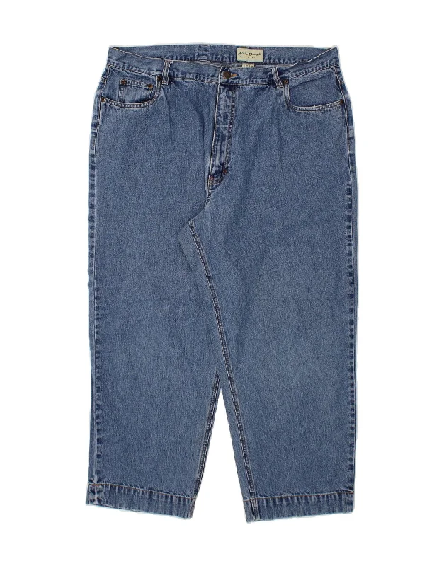 EDDIE BAUER Womens Capri Jeans US 20 3XL W38 L26 Blue Cotton Stylish High-Waist Skinny Denim EDDIE BAUER Womens Capri Jeans US 20 3XL W38 L26 Blue Cotton Stylish High-Waist Skinny Denim
