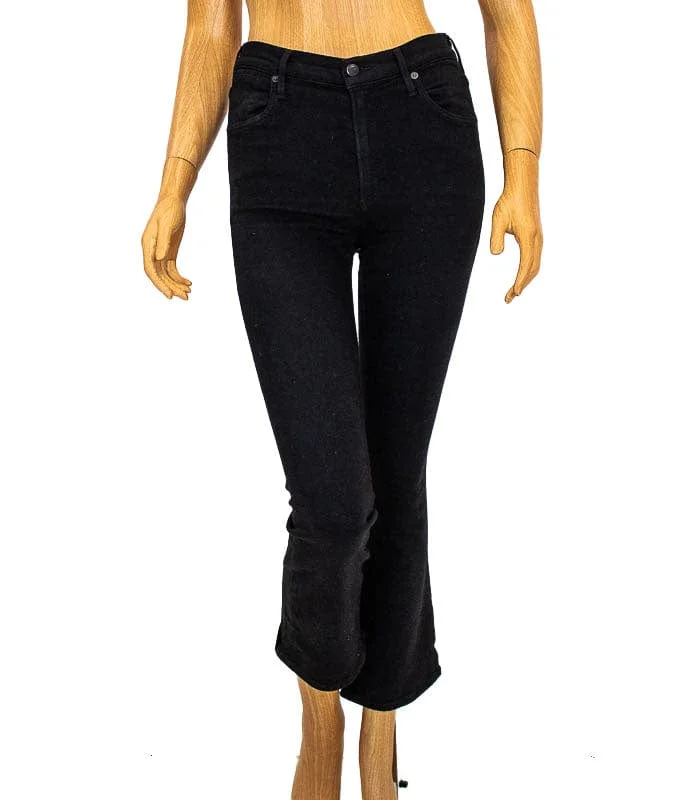 "Fleetwood Crop" Flared Jeans Fashionable Bootcut Jeans