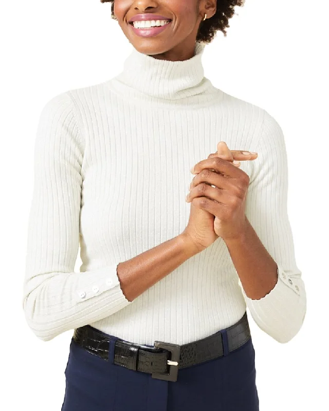 J.McLaughlin Arlette Sweater Nylon Fabric Polyester Fabric Spandex Fabric