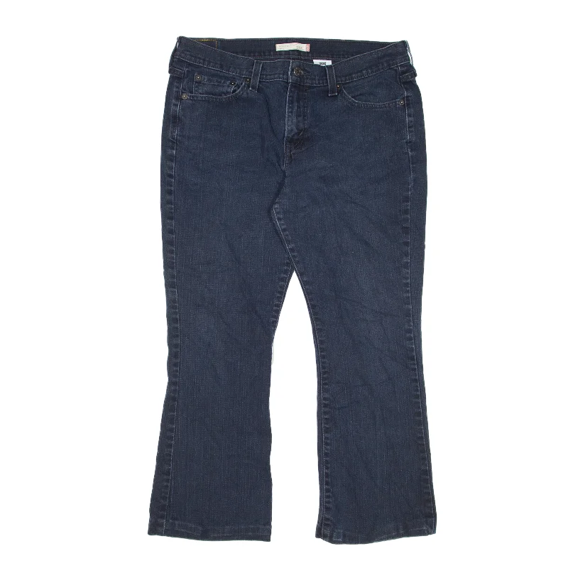 LEVI'S 515 Jeans Blue Denim Regular Bootcut Womens W32 L25 Fashionable White Denim Jeans