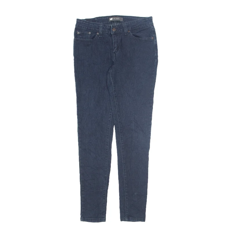 LEVI'S 535 Jeans Blue Denim Slim Jegging Womens W28 L28 Stylish Stone-Wash Denim Jeans LEVI'S 535 Jeans Blue Denim Slim Jegging Womens W28 L28 Stylish Stone-Wash Denim Jeans