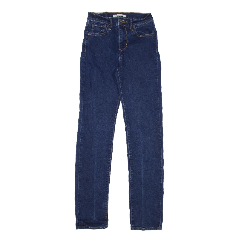 LEVI'S 724 High Rise Jeans Blue Denim Regular Straight Womens W22 L32 Stylish High-Rise Mom Jeans LEVI'S 724 High Rise Jeans Blue Denim Regular Straight Womens W22 L32 Stylish High-Rise Mom Jeans