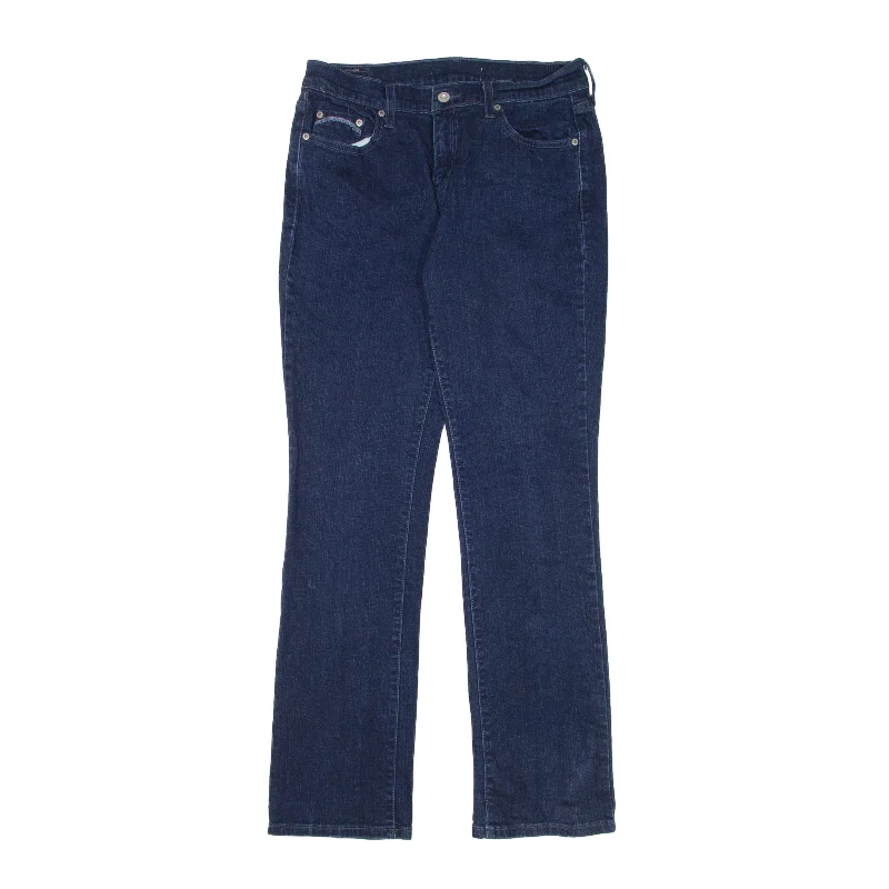 LEVI'S Jeans Blue Denim Slim Straight Womens W28 L31 Trendy Layered Pocket Jeans