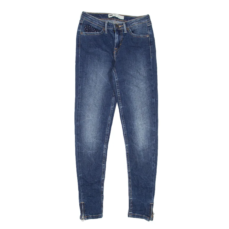 LEVI'S Legging Jeans Blue Denim Slim Skinny Stone Wash Womens W22 L26 Elegant Dark-Wash Bootcut Jeans LEVI'S Legging Jeans Blue Denim Slim Skinny Stone Wash Womens W22 L26 Elegant Dark-Wash Bootcut Jeans
