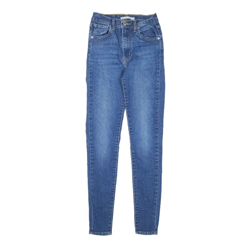 LEVI'S Mile High Jeans Blue Denim Slim Skinny Womens W22 L30 Chic Vintage-Inspired Denim Jeans LEVI'S Mile High Jeans Blue Denim Slim Skinny Womens W22 L30 Chic Vintage-Inspired Denim Jeans