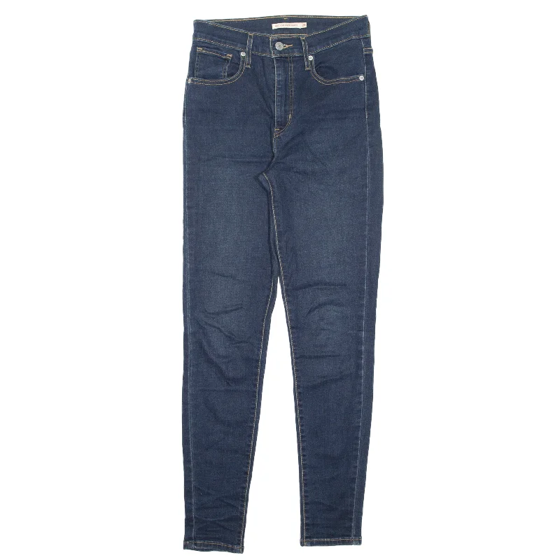 LEVI'S Mile High Jeans Blue Denim Slim Skinny Womens W28 L30 Comfortable Flare Leg Jeans LEVI'S Mile High Jeans Blue Denim Slim Skinny Womens W28 L30 Comfortable Flare Leg Jeans
