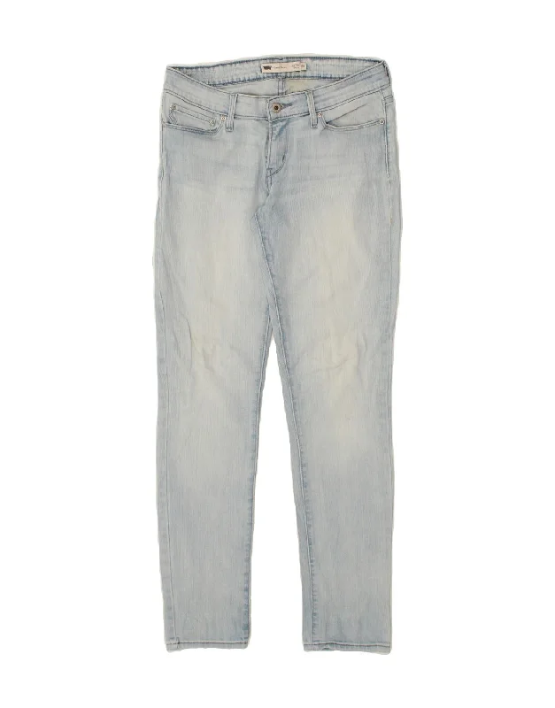 LEVI'S Womens Demi Curve Mid Rise Skinny Jeans W28 L31  Blue Fashionable Mom Jeans