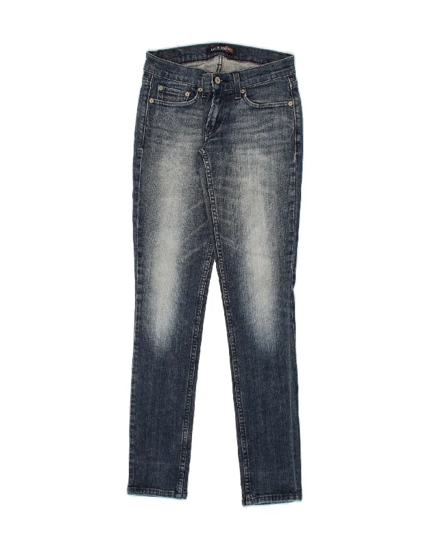 LEVI'S Womens Skinny Jeans US 5 Medium W26 L32 Blue Cotton Comfortable Stretch Denim Jeans LEVI'S Womens Skinny Jeans US 5 Medium W26 L32 Blue Cotton Comfortable Stretch Denim Jeans