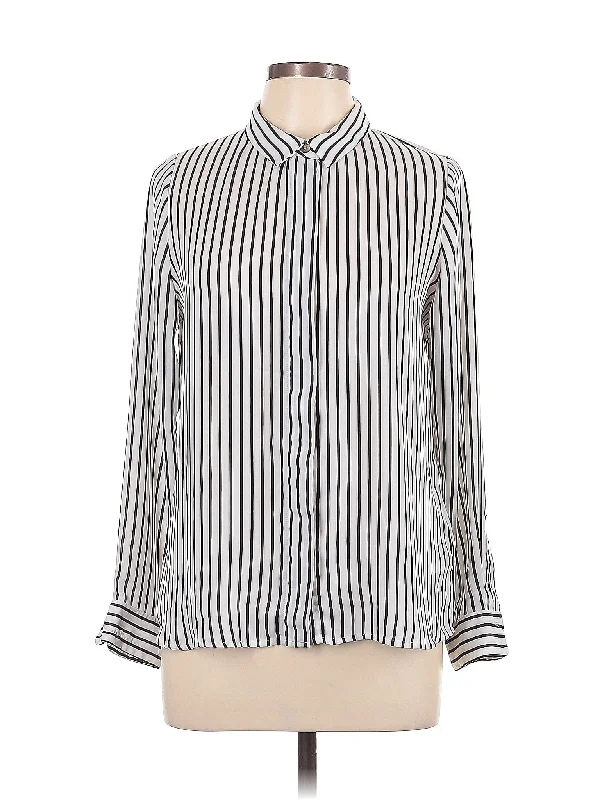 Long Sleeve Blouse Chic Square Blouse