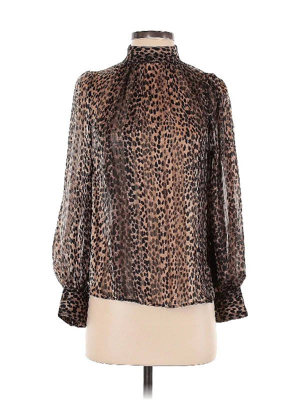 Long Sleeve Blouse Loose Fit Blouse