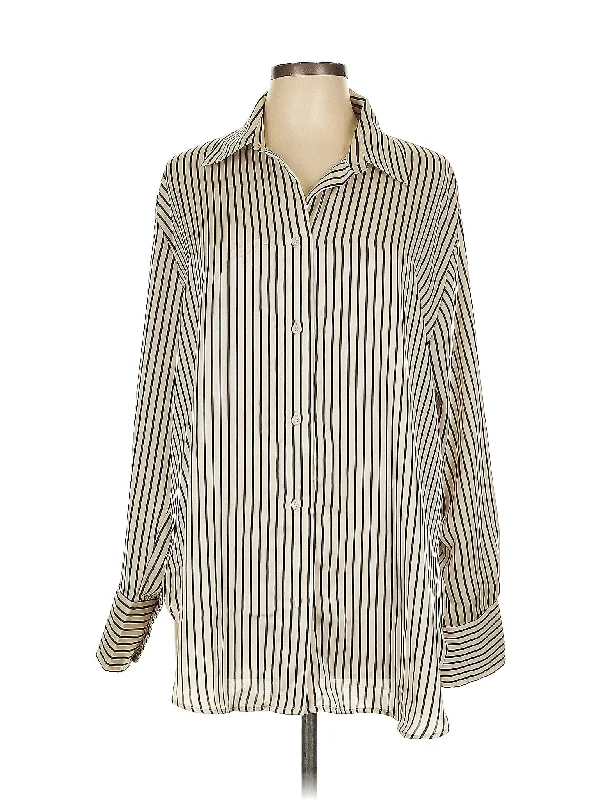 Long Sleeve Blouse Feminine Tie Blouse