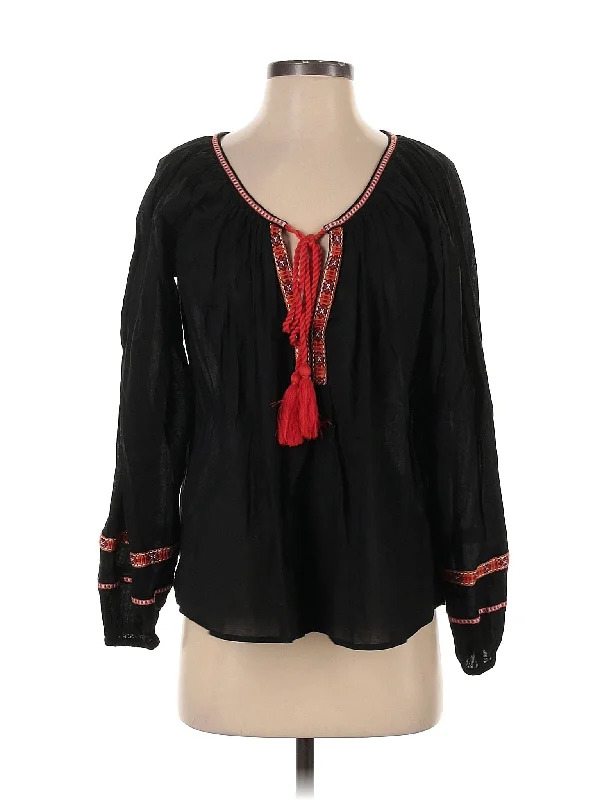 Long Sleeve Blouse Classic Minimalist Blouse