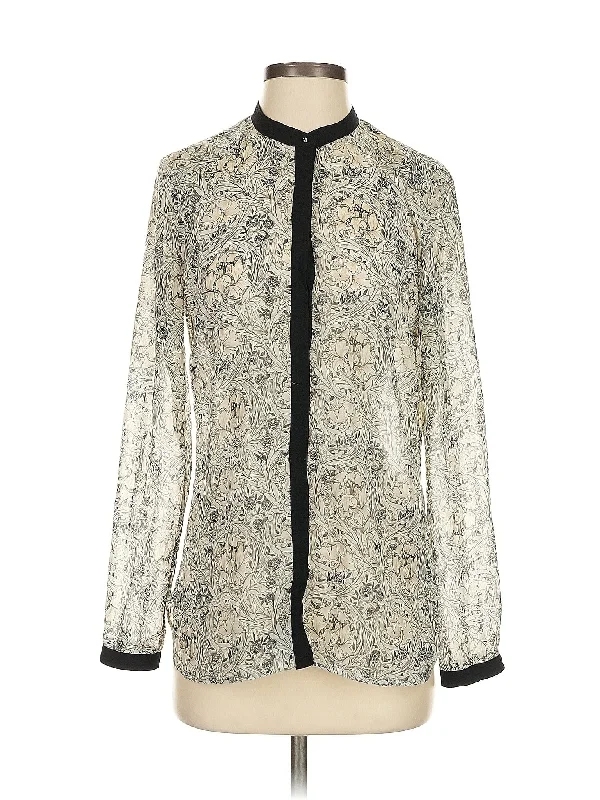 Long Sleeve Blouse Soft Knit Blouse