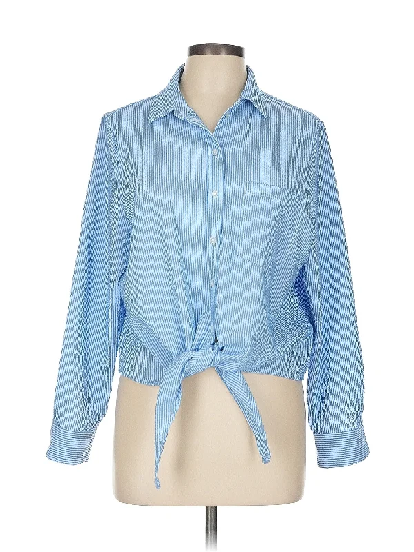Long Sleeve Blouse Chic Sleeveless Blouse