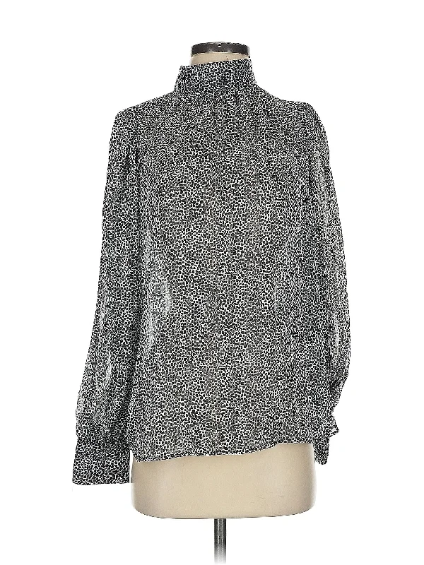 Long Sleeve Blouse Delicate Pleat Blouse