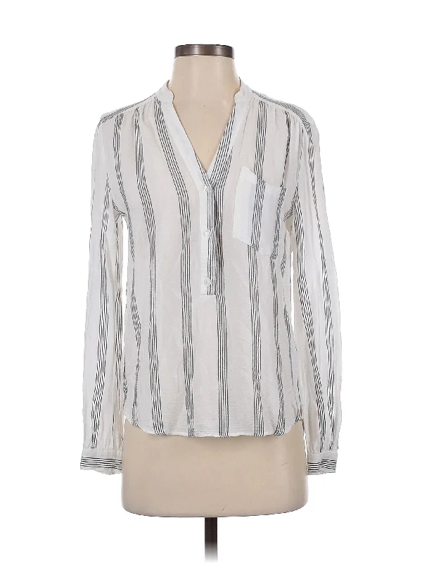 Long Sleeve Blouse Soft Satin Blouse