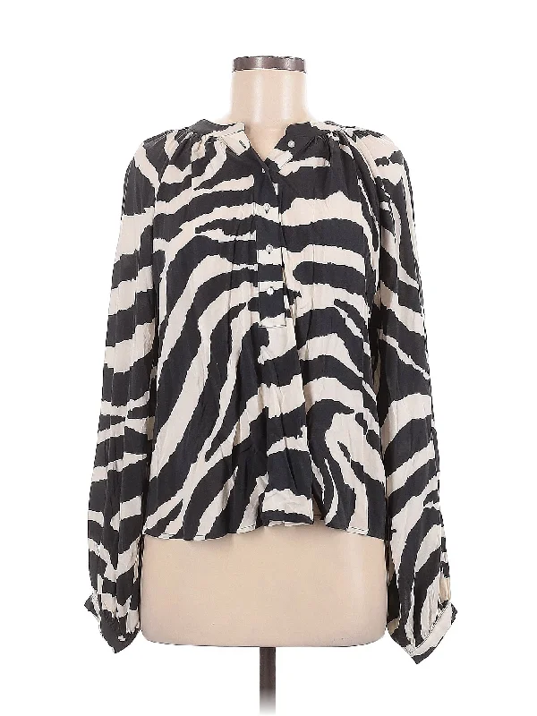 Long Sleeve Blouse Loose Oversized Blouse