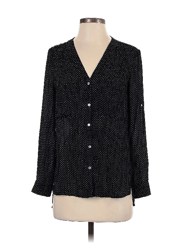 Long Sleeve Blouse Lightweight Tunic Blouse