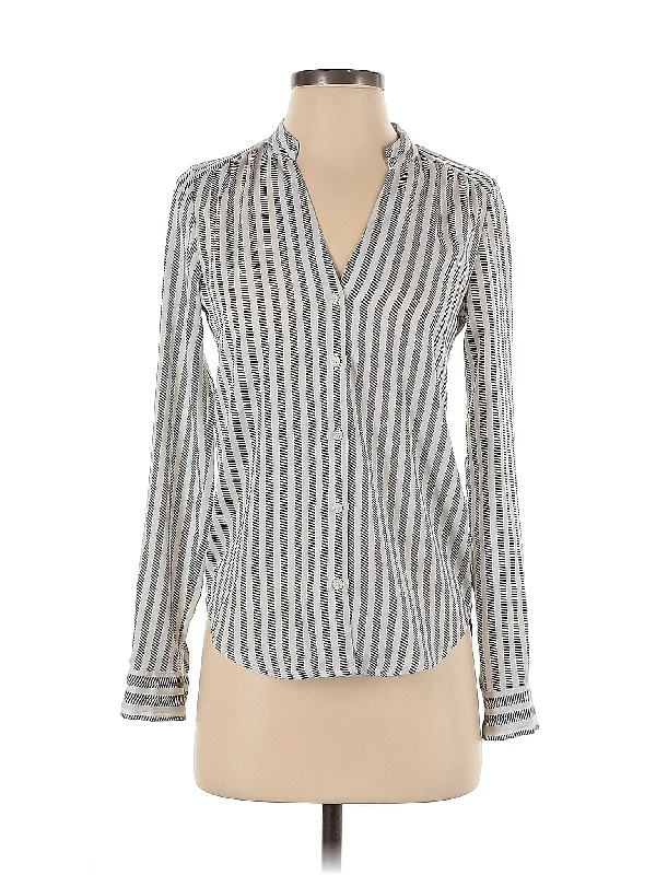 Long Sleeve Blouse Relaxed Fit Blouse