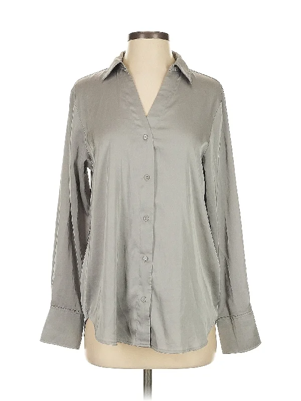Long Sleeve Blouse Soft Pastel Blouse