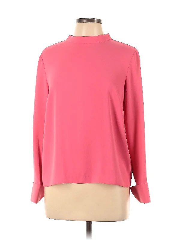 Long Sleeve Blouse Polished Work Blouse