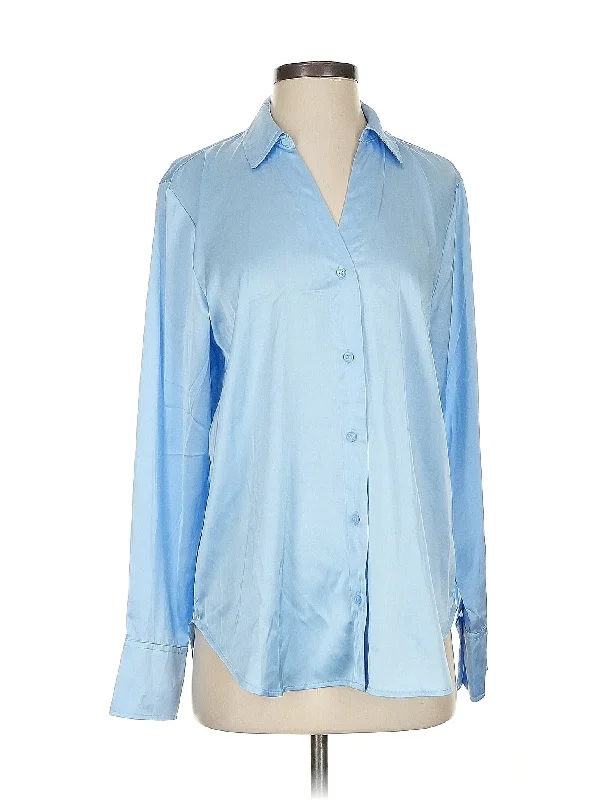 Long Sleeve Blouse Loose Fit Blouse